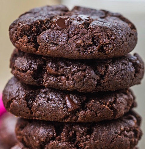 Vegan Double Chocolate Cookies (12 pcs)