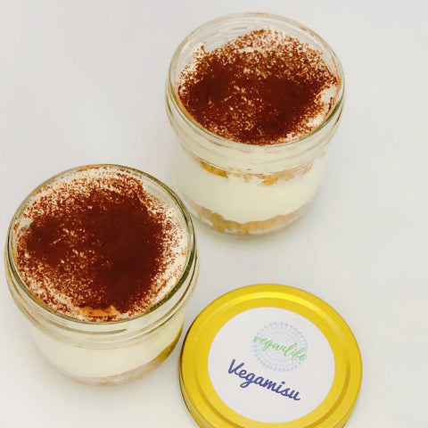 Vegan Tiramisu Dessert Jars