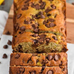 Vegan Vanilla Choco-chip Loaf Cake